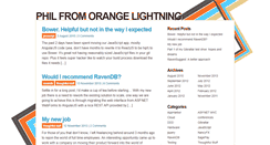 Desktop Screenshot of blog.orangelightning.co.uk