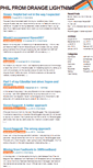 Mobile Screenshot of blog.orangelightning.co.uk